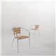 Bolero Aluminium and Ash Chairs (4 pack)