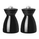 Olympia Salt and Pepper Mill Set Black and Chrome