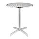 Bolero Round Flip Top Table Stainless Steel 600mm