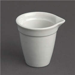 Olympia Whiteware Bistro Milk Jug White 42ml (12 pack)