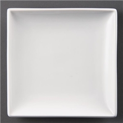 Olympia Whiteware Square Plates 240mm (12 pack)