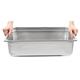 Matfer Bourgeat Stainless Steel 1/1 Gastronorm Tray 150mm