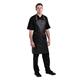Chef Works Urban Wet Look Boulder Bib Apron Black and Brown