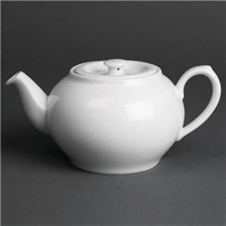 Royal Porcelain Oriental Teapots with Lids 600ml (2 pack)