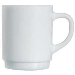 Arcoroc Opal Stackable Mugs 290ml (6 pack)