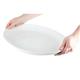 Olympia Whiteware French Deep Oval Plate 500mm