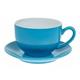 Olympia Cafe Saucer Blue (Fits HC404) - 158mm 6 1/4" (Box 12)
