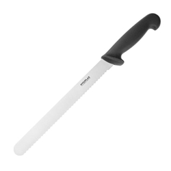 Hygiplas Serrated Slicer Black 24.8cm