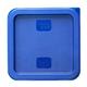 Hygiplas Square Food Storage Container Lid Blue Small