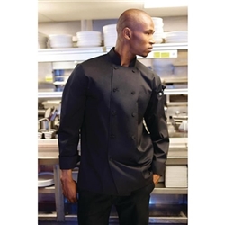 Chef Works Calgary Cool Vent Unisex Chef Jacket Black M