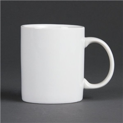 Olympia Whiteware Standard Mugs 10oz 284ml (12 Pack)