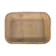 Fiesta Compostable Deep Palm Leaf Plates Rectangular 250mm (100 pack)