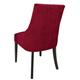Bolero Dark Red Finesse Dining Chairs (2 pack)