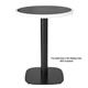 Bolero Fibre Glass Round Table Top Dark Granite Effect 580mm