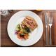 Olympia Whiteware Wide Rimmed Plates 250mm (12 Pack)