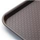 Olympia Kristallon Large Polypropylene Fast Food Tray Brown 450mm