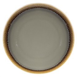 Olympia Kiln Smoke Round Coupe Plates 180mm (6 Pack)