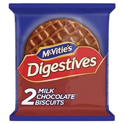 McVitie's Milk Chocolate Digestives Twin Biscuit Packs (24 x 2 Biscuits)