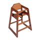 Bolero Wooden Highchair Dark Wood Finish