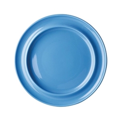 Olympia Heritage Raised Rim Plates Blue 253mm (4 pack)