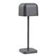 Olympia Lucca Table Lamp Squared Dome Grey 200mm