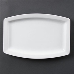Olympia Whiteware Rectangular Plates 320mm (6 Pack)