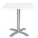 Bolero Pre-drilled Square Table Top White 600mm