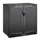 Polar G-series 850mm Double Door Back Bar Cooler Solid Door 198 Ltr