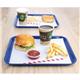 Olympia Kristallon Polypropylene Fast Food Tray Blue Small 345mm