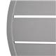 Bolero Aluminium Round Table Top Light Grey 580mm