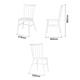 Bolero Windsor Aluminium White Chairs White (4 Pack)