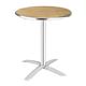 Bolero Round Flip Top Table Ash 600mm