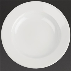 Royal Porcelain Classic White Wide Rim Plates 280mm (12 pack)