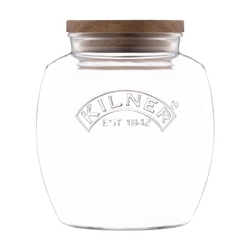 Kilner Universal Jar with Acacia Wooden Lid 2Ltr