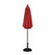 Bolero Round Parasol 3m Diameter Red