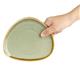 Olympia Kiln Triangular Side Plate Moss 165mm (6 Pack)