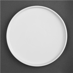 Olympia Whiteware Flat Round Plates 268mm (4 Pack)