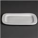 Olympia Whiteware Rounded Rectangular Plates 230mm (12 pack)