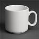 Royal Porcelain Classic White China Mugs 330ml (12 pack)