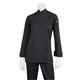 Chef Works Hartford Lightweight Zip Womens Chef Jacket Black L