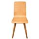 Fameg Wooden Flow Bentwood Beech Side Chairs (2 Pack)