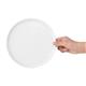 Olympia Whiteware Flat Round Plates 210mm (6 Pack)