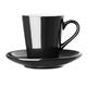Olympia Cafe Flat White Cup Black - 170ml (12 Pack)