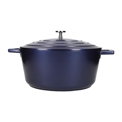 Masterclass Casserole Dish Metallic Blue 5Ltr