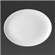 Utopia Pure White Oval Plates 250mm (24 pack)