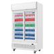 Polar G-Series Upright Display Cooler with Light Box 950Ltr with Sliding Doors