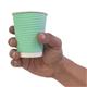 Fiesta Recyclable Coffee Cups Ripple Wall Turquoise 225ml / 8oz (500 Pack)