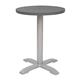Bolero Aluminium Round Table Top Dark Grey 580mm