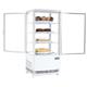 Polar C-Series Energy Efficient Curved Door Display Fridge White 86Ltr