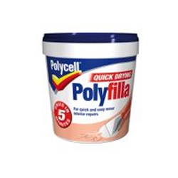 Polycell Multipurpose Quick Drying Polyfilla Tub 1kg